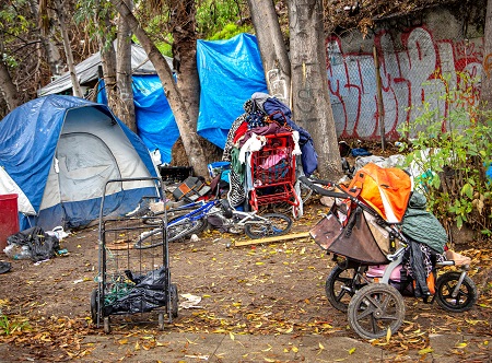 Homeless Encampment Phoenix Arizona