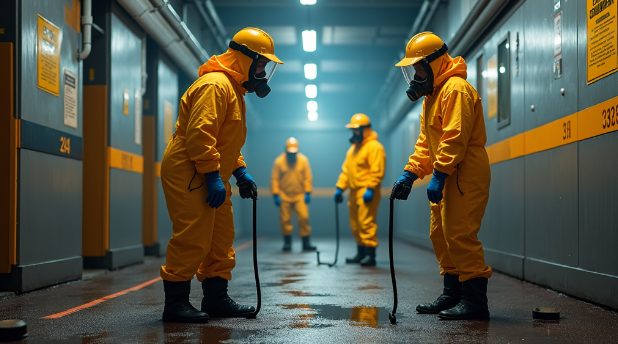 OSHA compliance for biohazard cleanup