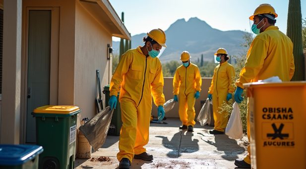 OSHA compliance for biohazard cleanup