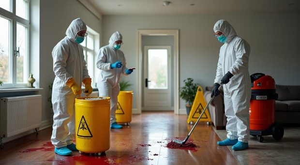 Biohazard remediation techniques