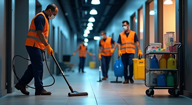 Night cleaning services