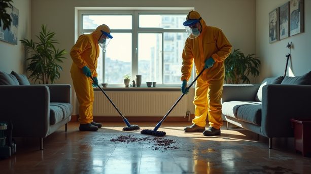 Crime scene cleaning